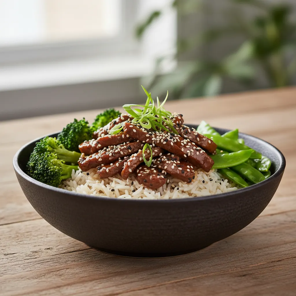 Beef & Rice Recovery Bowl