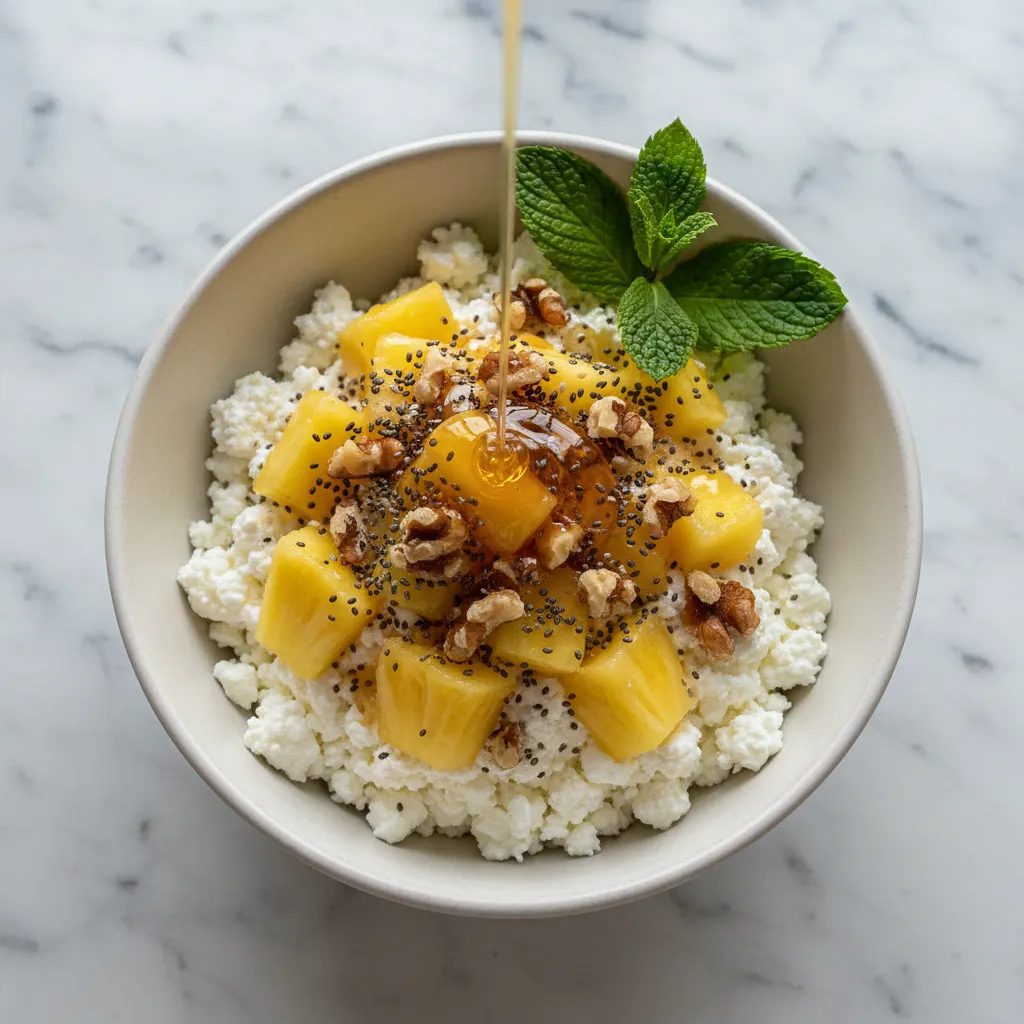 Cottage Cheese & Pineapple Bowl