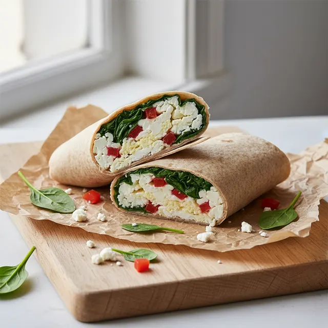 Egg White Veggie Wrap
