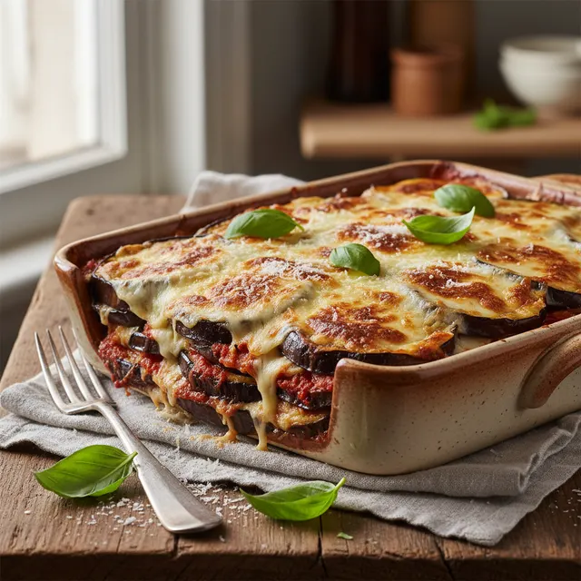 Eggplant Parmesan Bake
