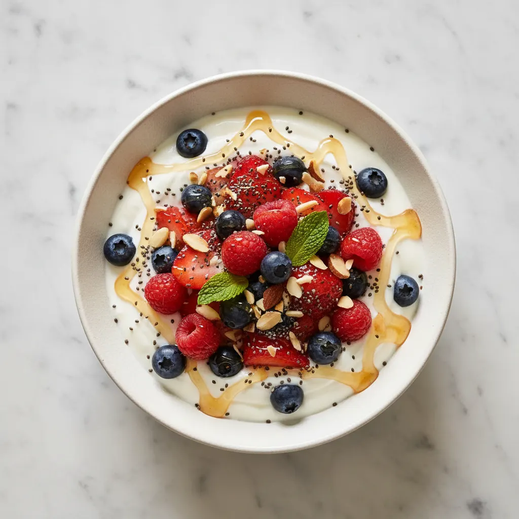 Greek Yogurt Berry Bowl
