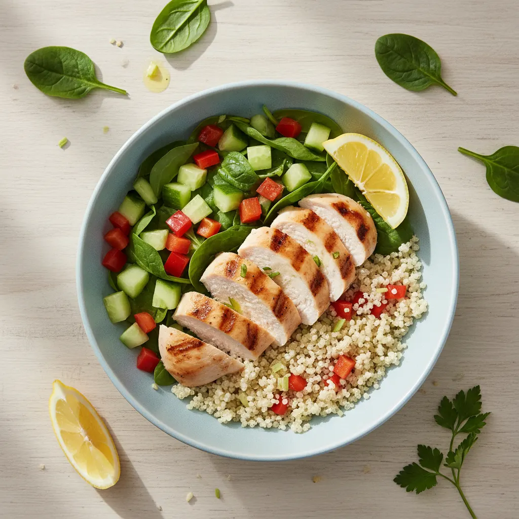 Grilled Chicken & Quinoa Bowl