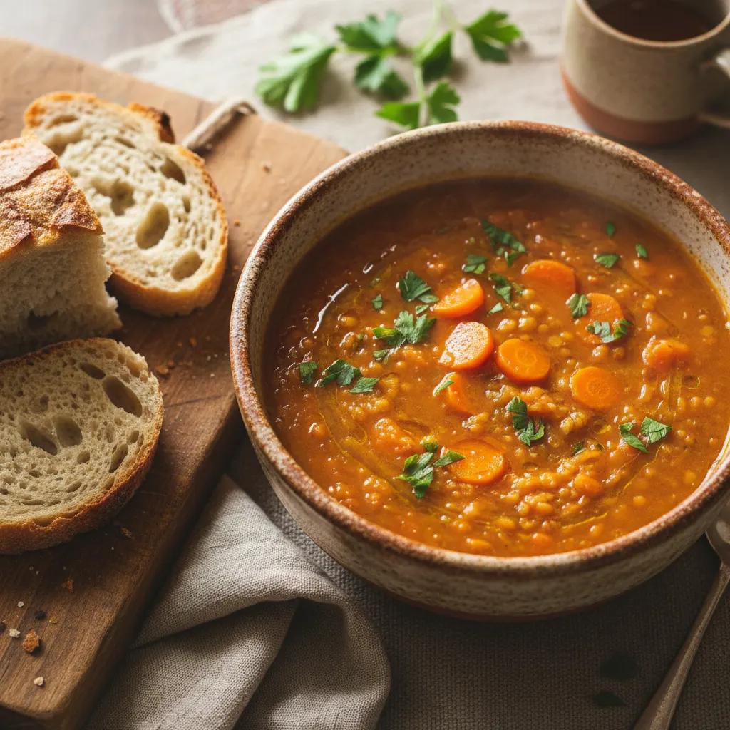 Hearty Red Lentil Soup