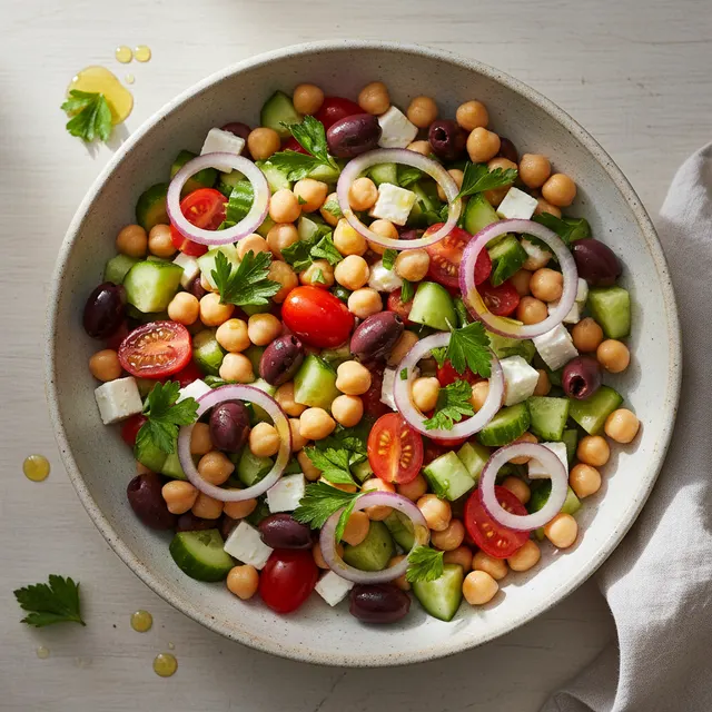 Mediterranean Chickpea Salad