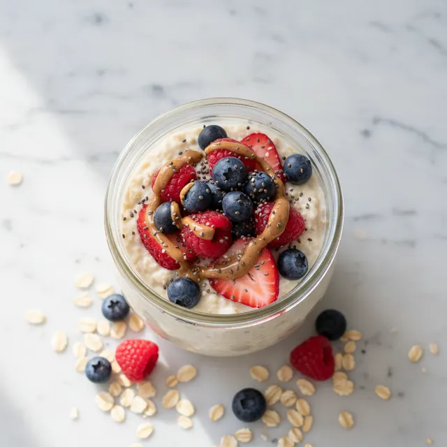 Overnight Oats with Berries