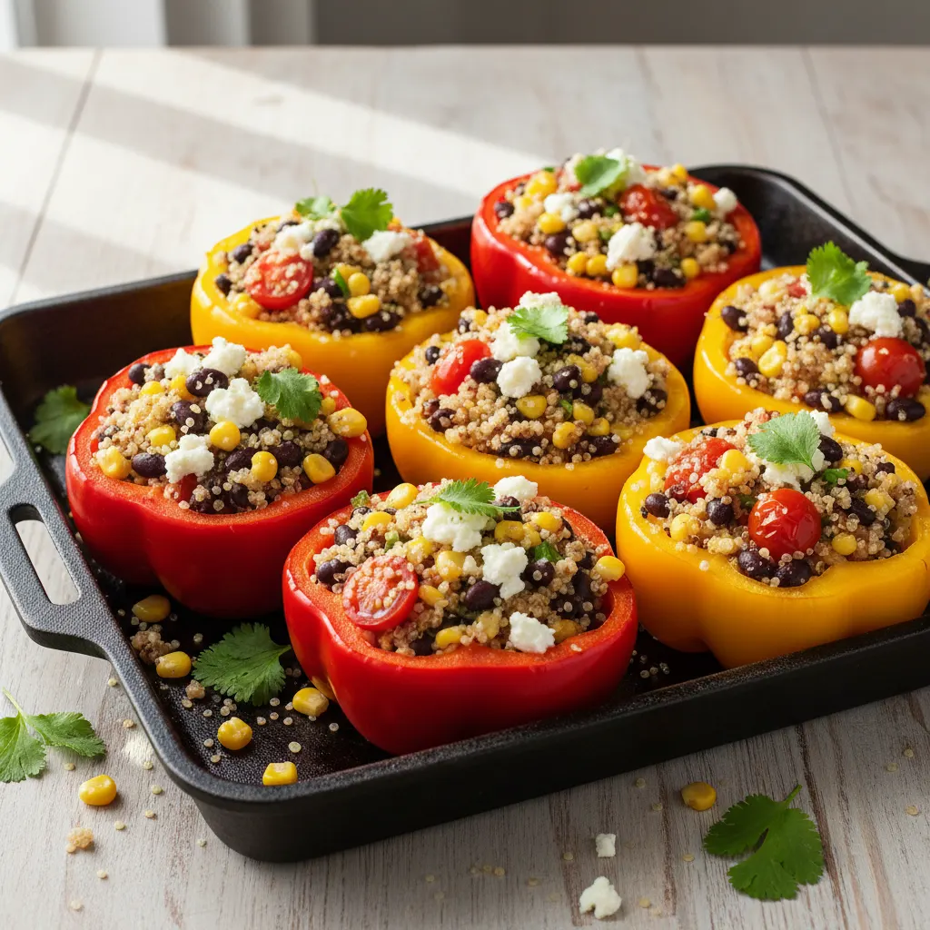 Quinoa Stuffed Bell Peppers