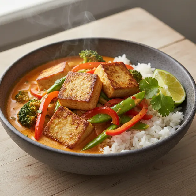 Thai Red Tofu Coconut Curry